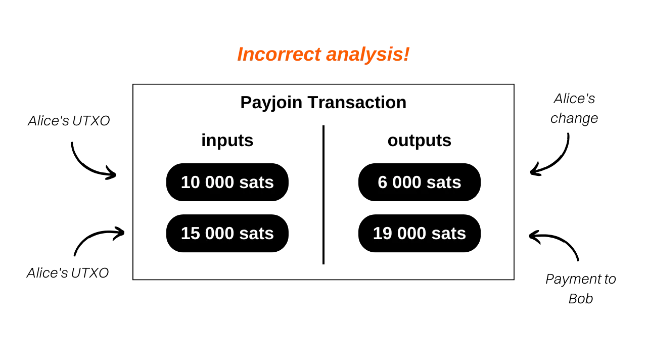 Incorrect interpretation of Payjoin transaction